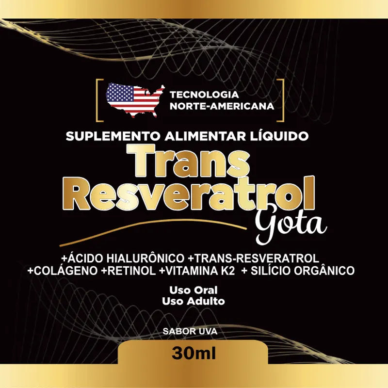 Trans Resveratrol Gotas - Compre 2 Leve 3 + Frete Grátis